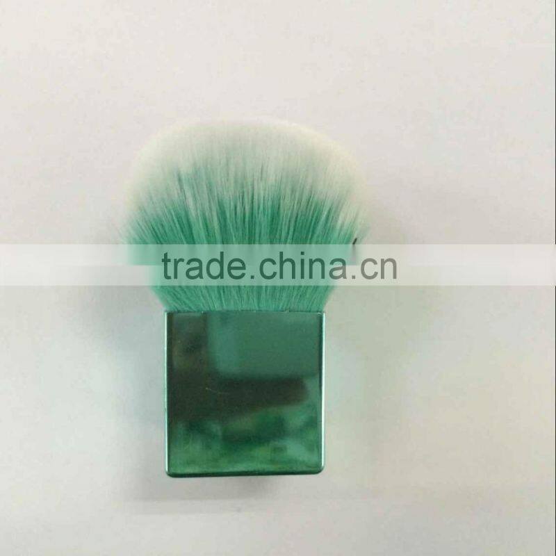 square metal handle make up tools - makeup powder blush brush