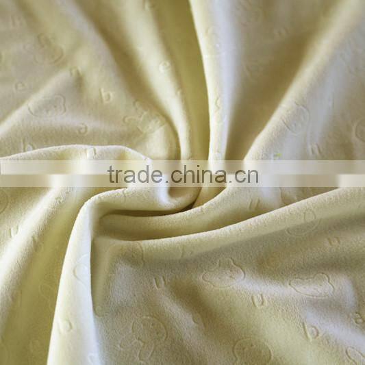 canada ef minky cartoon emboss velour fabric