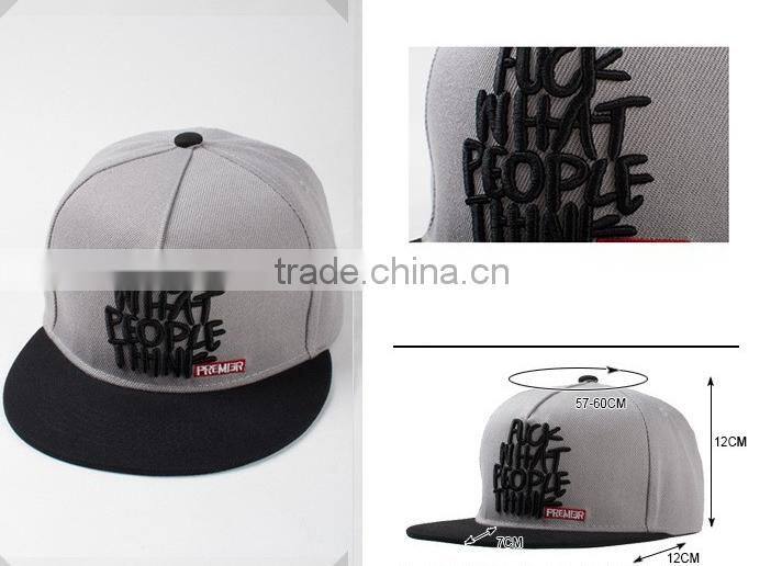 Funny flat bill cap festival flat bill fitted hat cap flat bill wholesale hat and cap