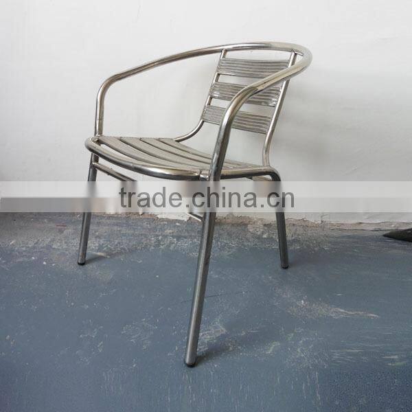 stainless steel metal stool fast food restaurant dining chair leisure stainless steel chair(YC024)