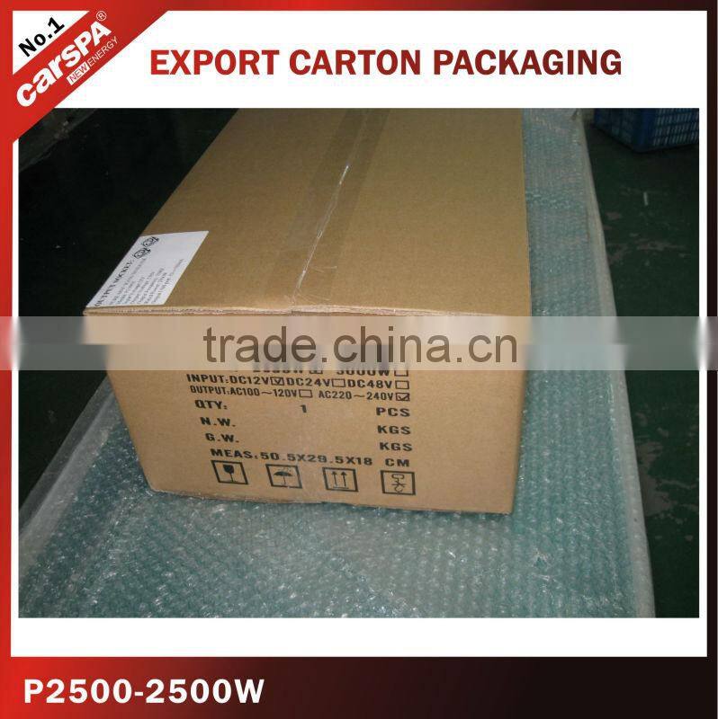 24Vdc to 110Vac 2500W pure sine wave power inverter