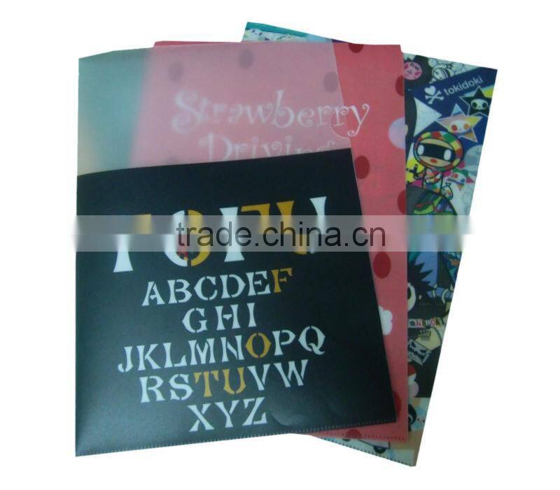 promotional folder A4 size pp clear folder gifts files