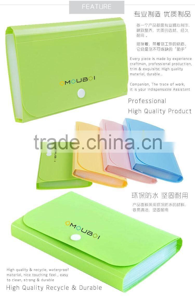 2016 new design custom file folder briefcase