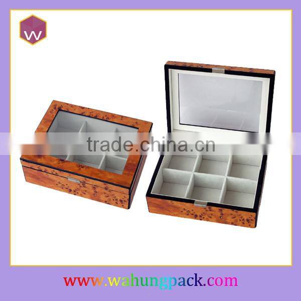 Wooden tea boxes for gift wholesale