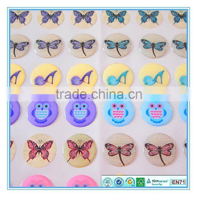 high quality epoxy resin sticker