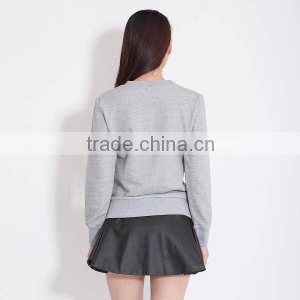 womens hoodies fitted hoodies new design with emb wholesale