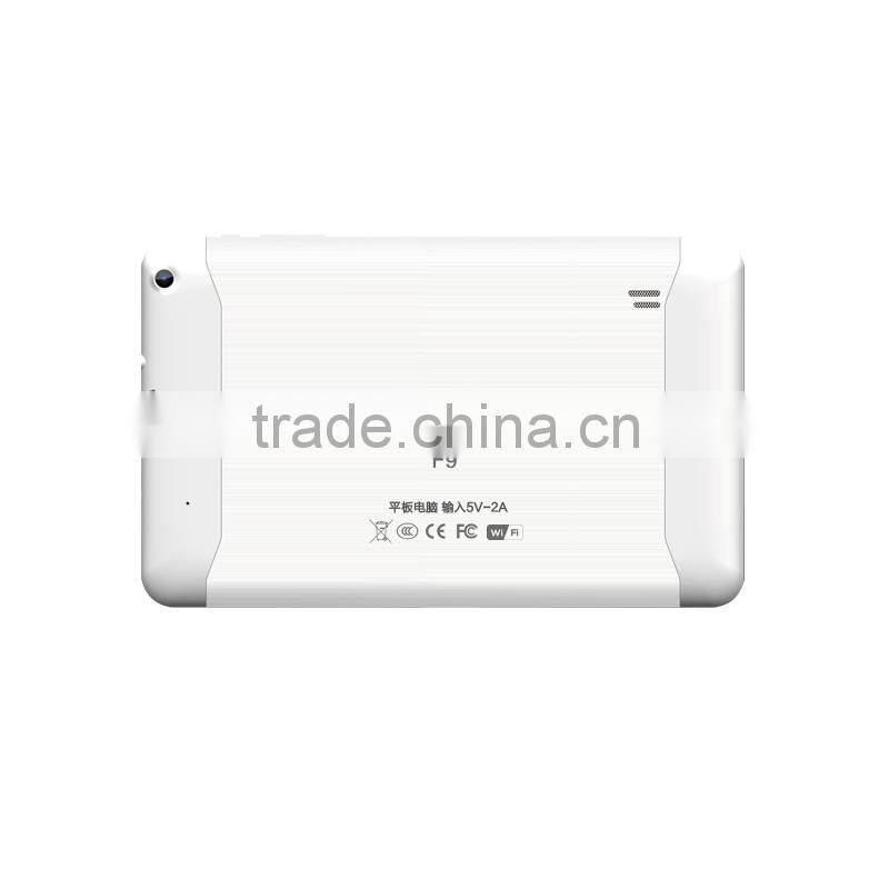 9 inch Allwiner A33 Quad core A7-1.3GHz 1024*600 5-capacitive touch screen wifi android mini tanlet pc BT