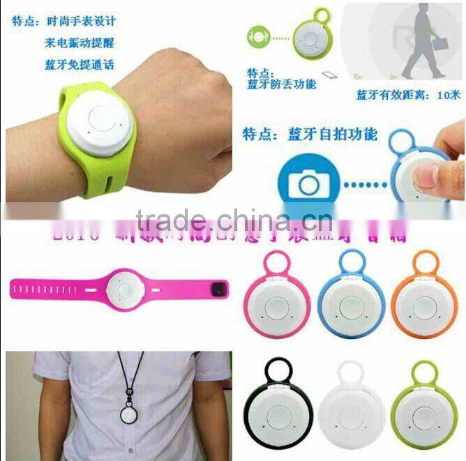 Mini wireless bluetooth watch speaker with Microphone selfie anti-lost function