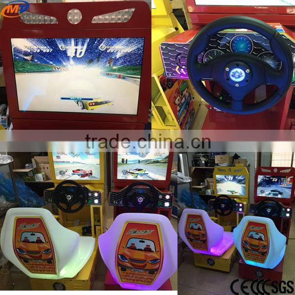 kids rides video game racing car coin operated kids riding car