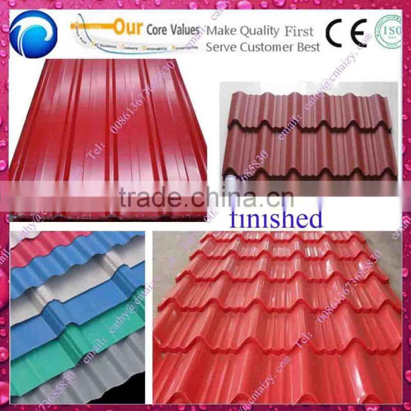 new design corrugated sheet metal roof making machine