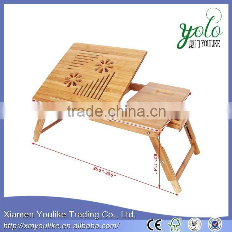 Hight quality products hot selling Bamboo Portable Laptop Desk from alibaba china