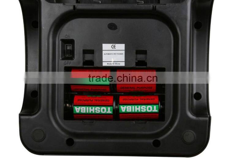 Reliable Dog Automatic Food Dispenser LCD Digital Programmable Timer Pet Feeder With A Large Capacity Hopper PF-10A