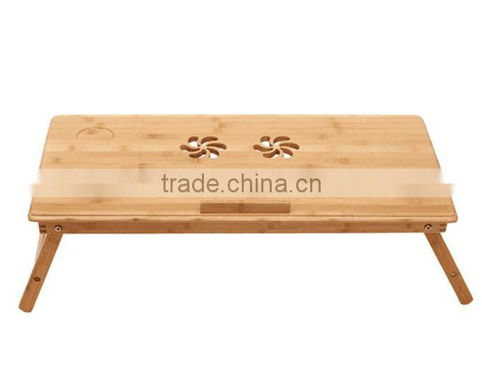 Bamboo folded laptop bedtable