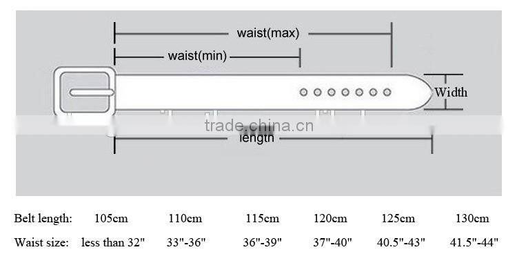 Men's Cowhide Leather Work Uniform Belt Factory