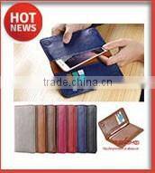 4.7 inch genuine leather oil wax pattern for iphone case with one card slot case phone