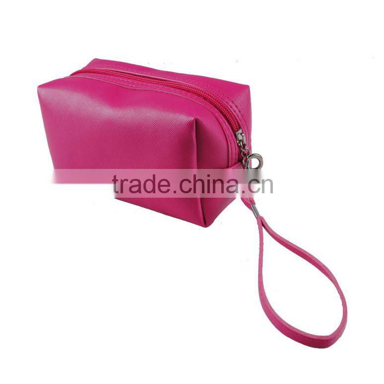 China 2016 colored pvc beauty bag cosmetics