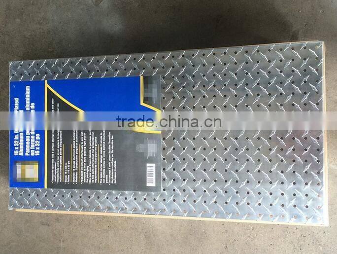 High quality aluminum 16x32 inch pegboard display for sale from china factory