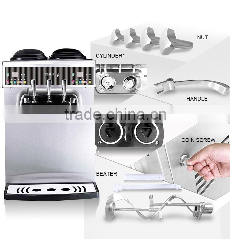 cheap softy ice cream maker machine pan ice cream machine