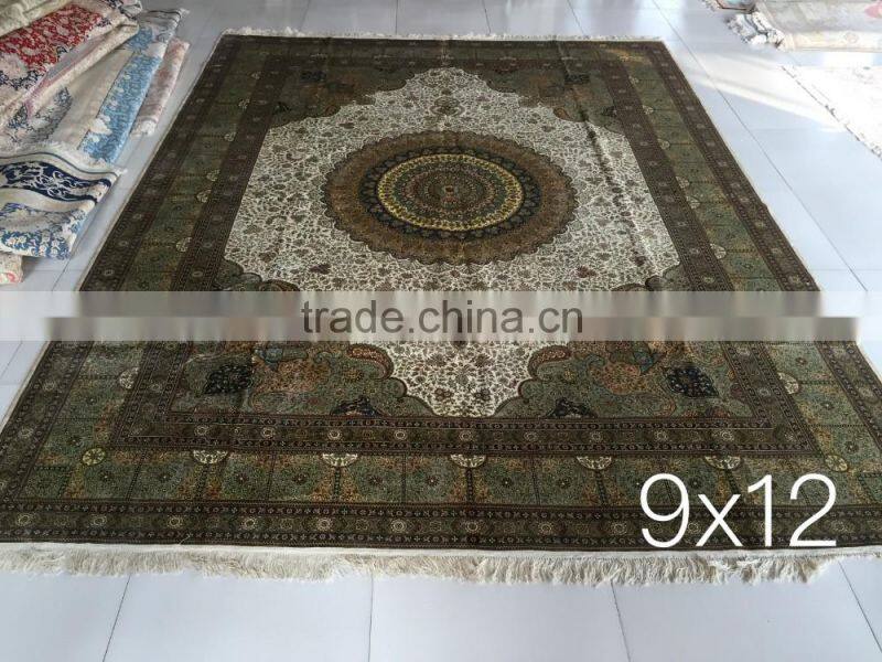 handmade carpet oriental hand knotted handmade persian silk carpet