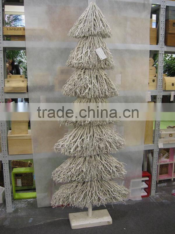holiday decoration five star wicker Christmas tree decoration