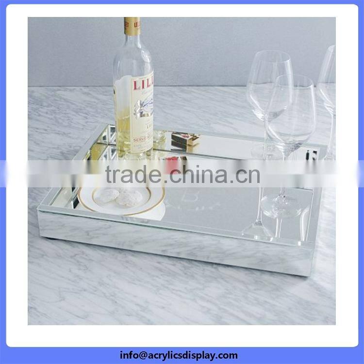 China gold supplier economic clear acrylic towel trays