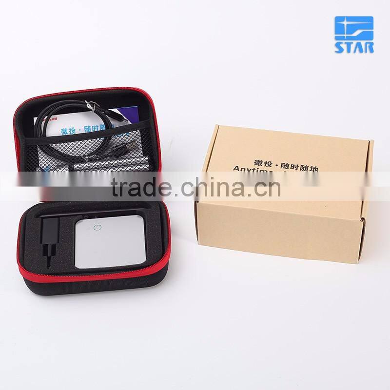 Android 4.4.4 Smart Mini LED DLP Projector Portable Long life LED lamp Full HD LED home cinema WiFi Bluetooth projector E05