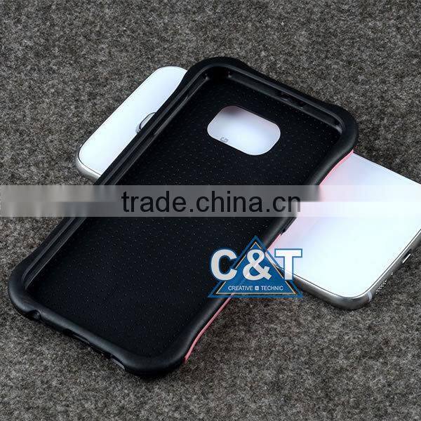 C&T Trending pink hot products combo hard case for samsung galaxy s6