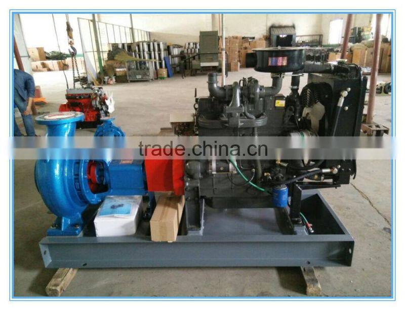 High efficiency Large outflow high lift diesel water pump set