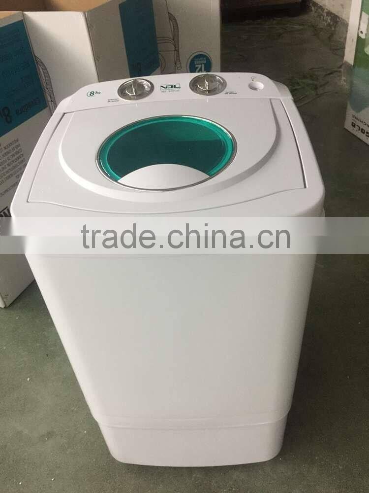 Very popular in Spain of 7.0kg single tub semi hand washing machine