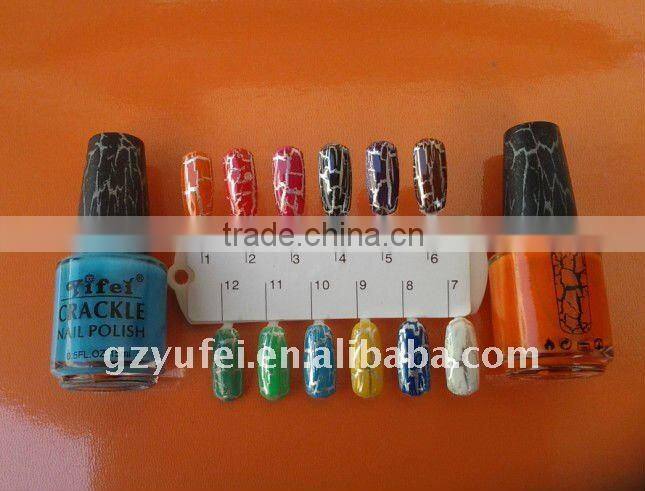 Hot selling wholesale Crackle nail polish/factory supplies