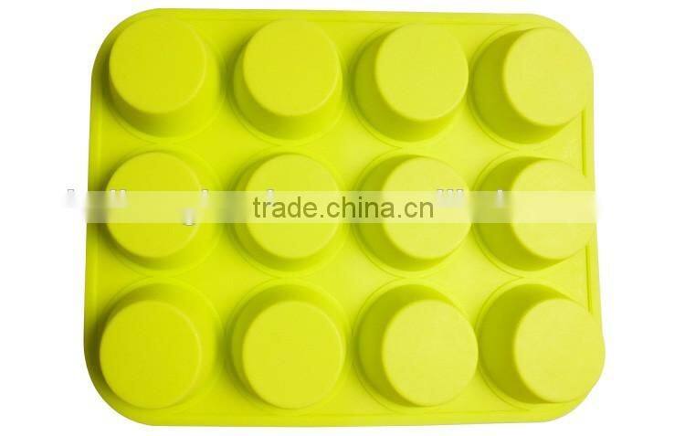 A02-21 Twelve Holes eco-friendly silicone mold for DIY cake mold baking & pastry mold
