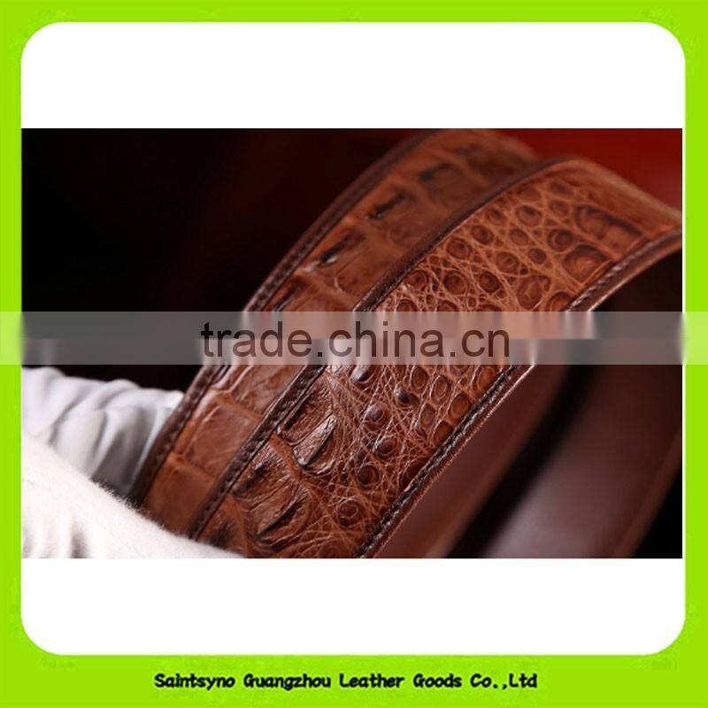 16024 Best Promtion Gift Set Full Grain Leather Wallet Belt Strap For Business Men