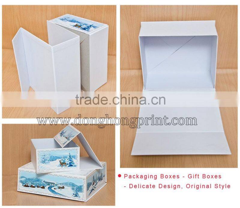 Decorative doll packaging magnetic cardboard box