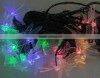 110v/220v 50 leds snowfllake battery light