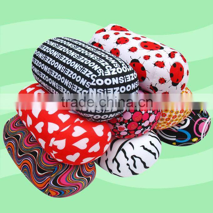 Various Beautiful Printed l-shaped cushion with full filled beads