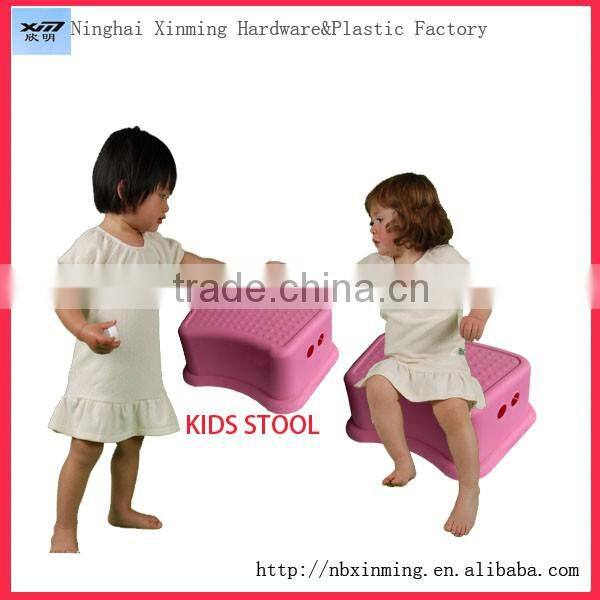 Promotional plastic kids step stool slip