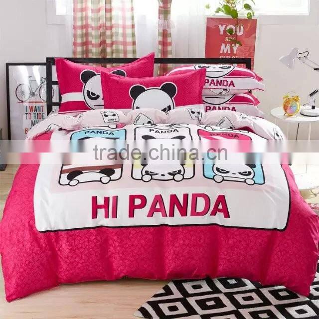 Duvet Quilt Cover Set Pillow Case pink panda design Bedding Set All Uk Sizes