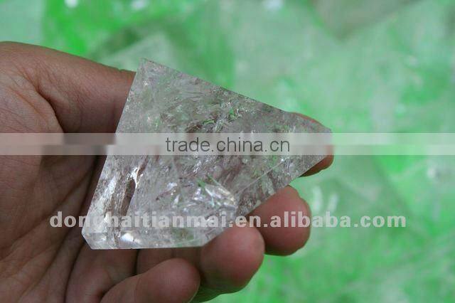 Natural Clear QUARTZ Crystal HEALING Pyramid For Decoration, Gift