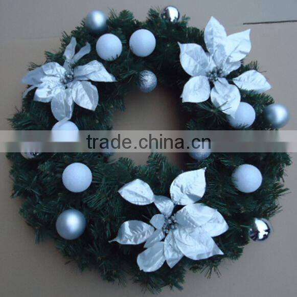 PVC/PE Wreath for christams decoration