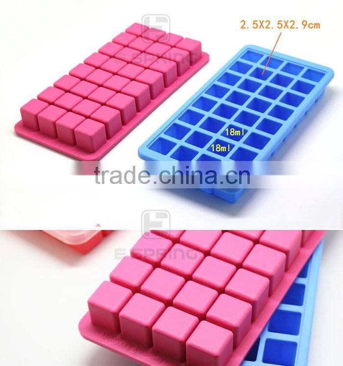 28 cavity Silicone ice cube tray Silicon Baby Food Storage Silicone Tray