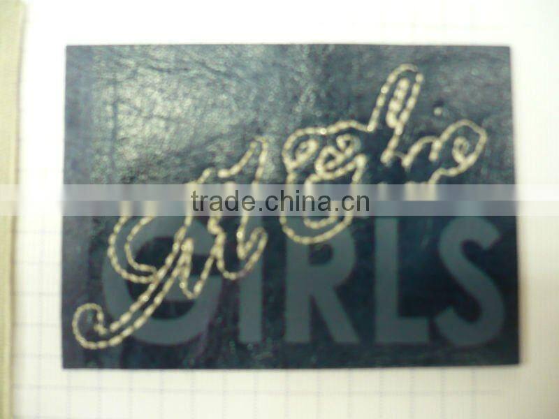 leather masonic patches with a flower for jeans