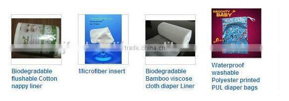 2016 popular!!!Cartoon printed color baby training pants with minky PUL outer layer and bamboo inner