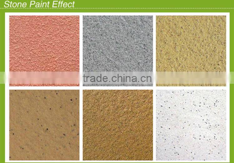 Water based non-toxic stone effect paint