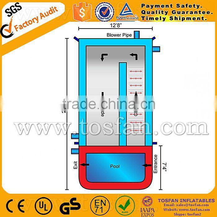 inflatable water slide inflatable slide manufacturer A4014
