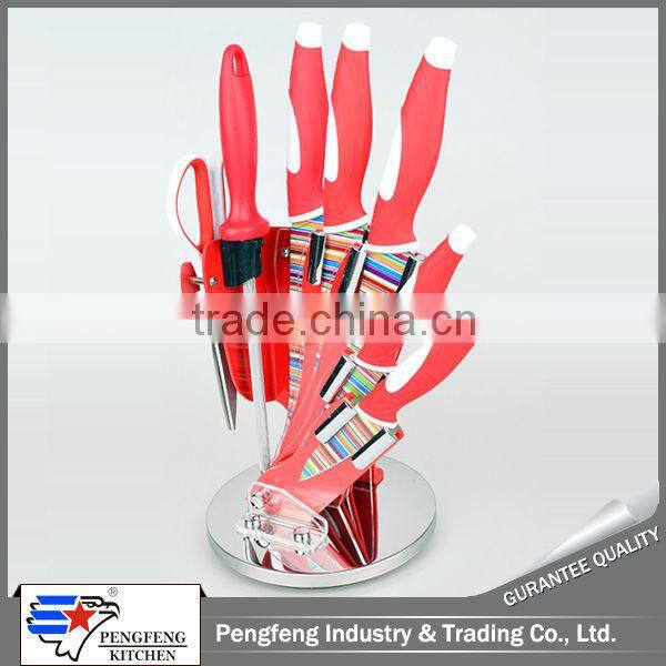 Buy wholesale from china color knife set with block