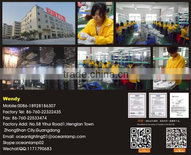 Decorative wall light light box wall art recessed led wall light OXW9918-4W