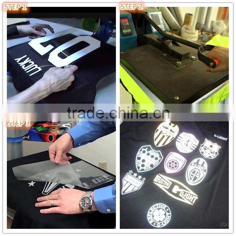 Hot Selling Reflective Heat Transfer Vinyl Film For Reflective Logo