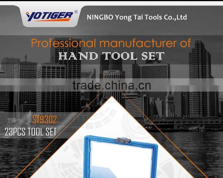 23pcs Mini Tool Set Socket Set with Ratchet Spanner