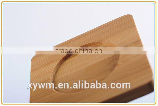 Custom Square Tea Cup Bamboo Wood Trivet Coaster Placemat Trivet Board