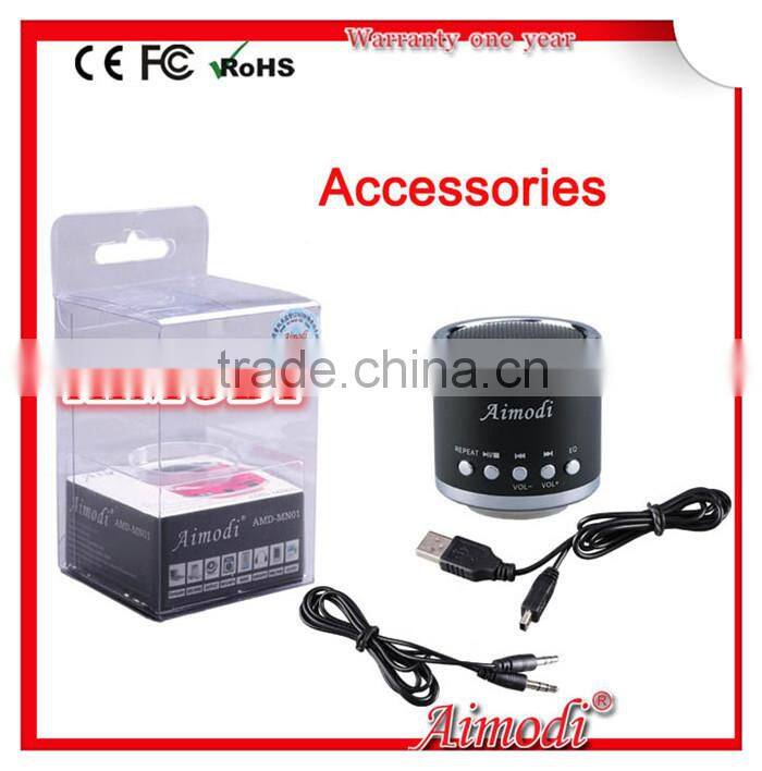 2015 portable mini speaker , powered speaker ,USB charge portatble speaker